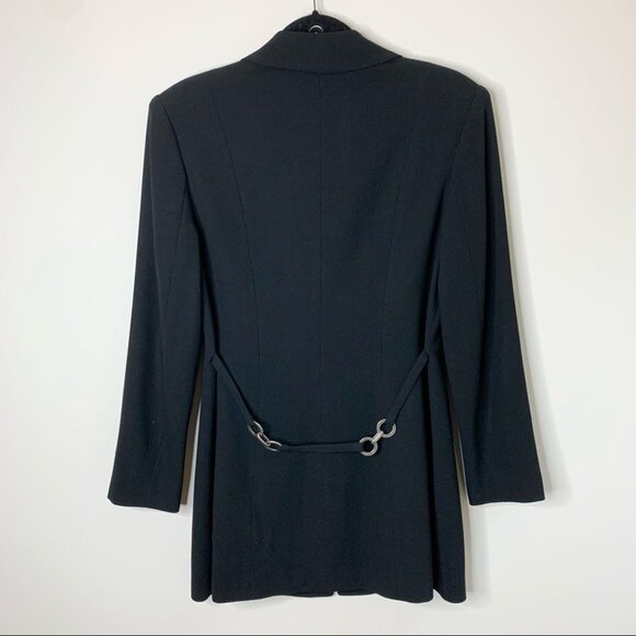 Holt Renfrew Women’s Blazer Jacket Collar Button Down Wool Vintage 90s y2k 2000s - Picture 16 of 16